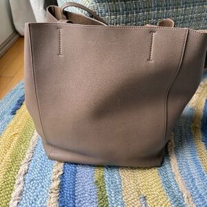 Celine Cabas Tote, by Phoebe Philo Taupe